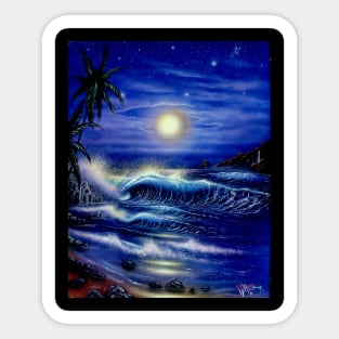 Hawaiian seascape Sticker